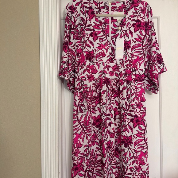 Lilly Pulitzer Roselle Maxi Dress in Elderflower Blossom Size 10 NWT - Picture 3 of 8